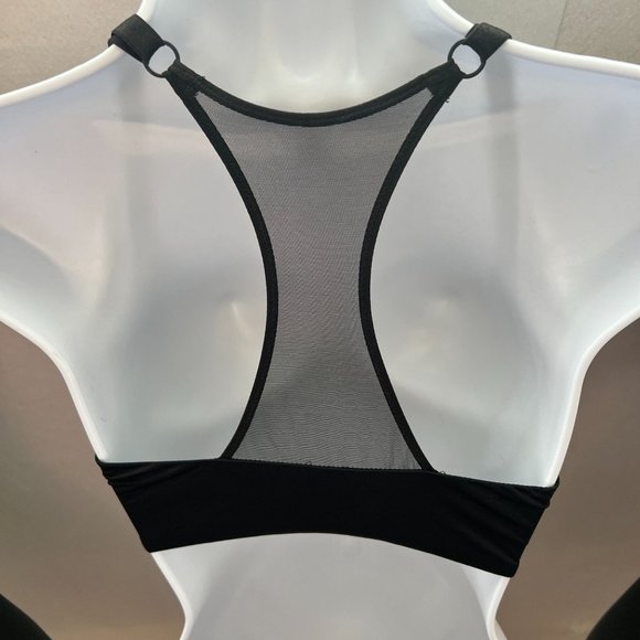 Victoria's Secret Black Perfect Shape 32DD Razor Back Push-Up Bra Front Closure - Picture 2 of 4